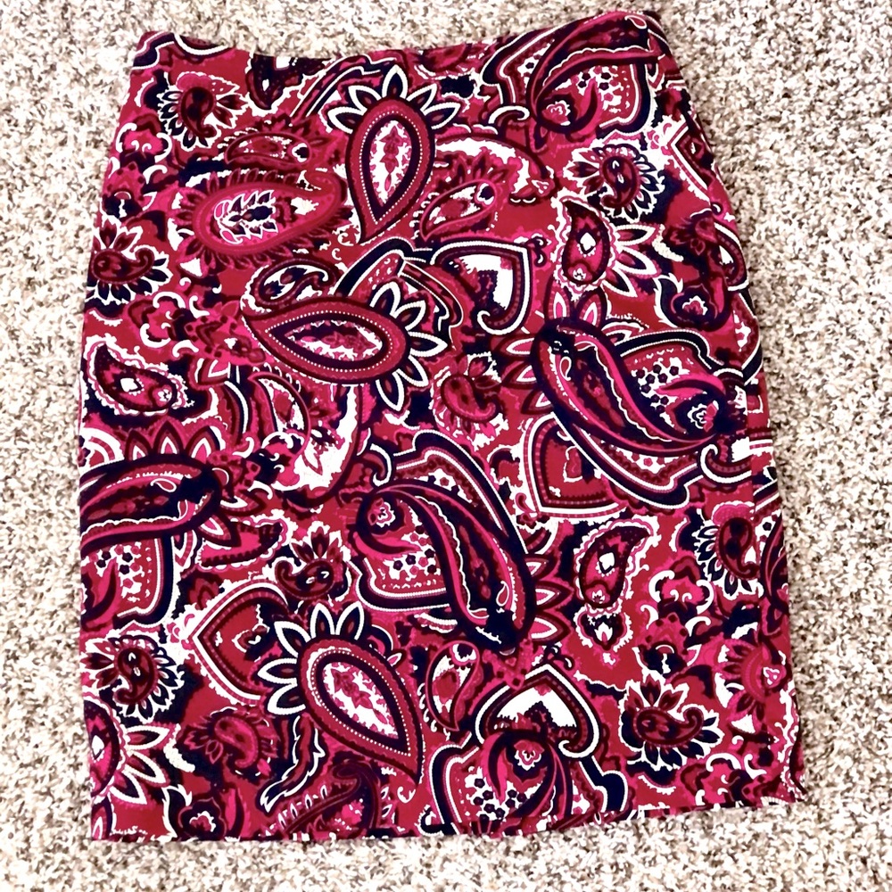 Pretty paisley skirt from Talbots